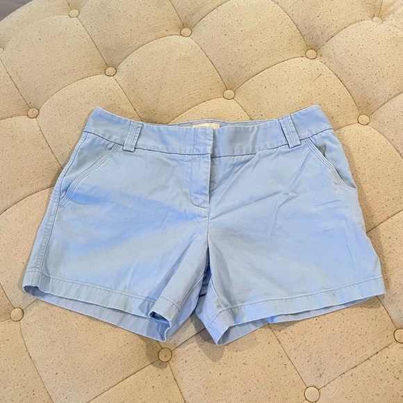 J. Crew Pants - Jcrew women’s pale blue chino shorts